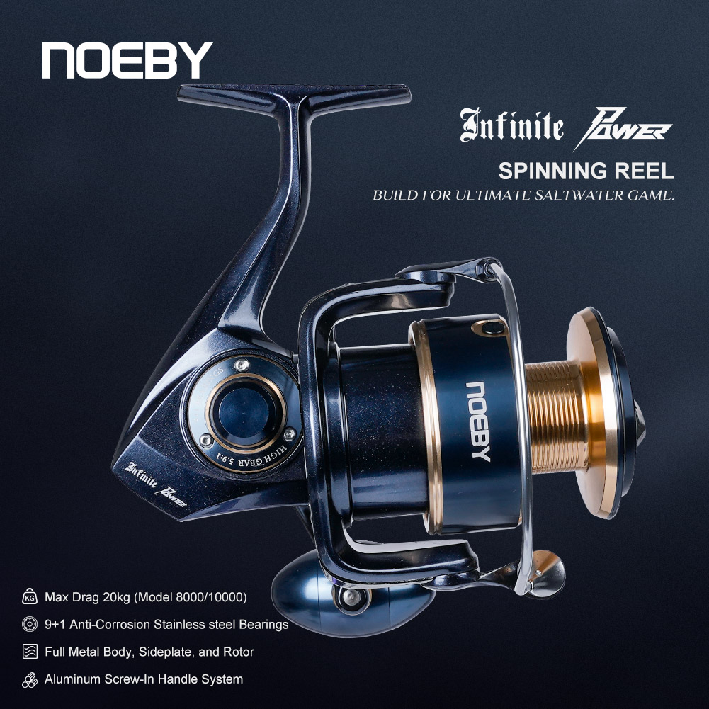 Abu Garcia Reel Max - Noeby Infinite Power Spinning Fishing Reel
