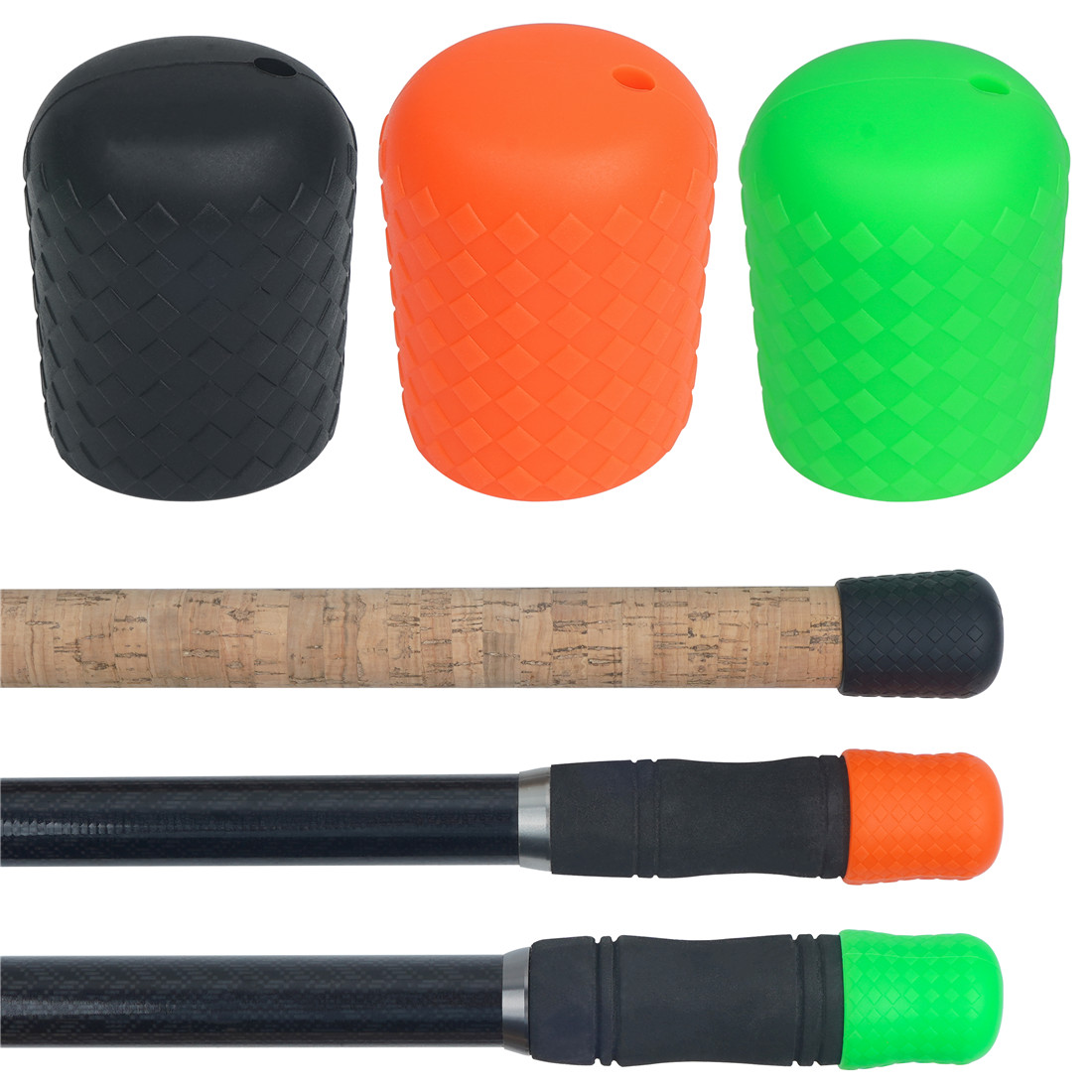 Fishing Line Box - 3Pcs Fishing Rod Butt Cushion Fishing