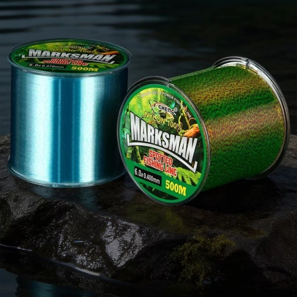 Fluorocarbon Line - 500m Length Fishing Line 3D Spotted
