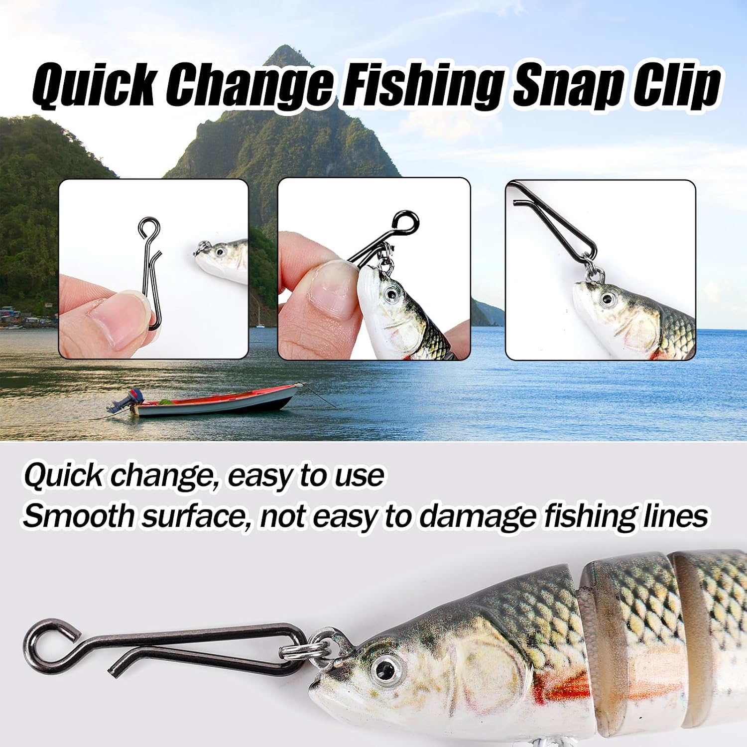 100Pcs Stainless Steel Fishing - огляд і ціна Saltwater Line