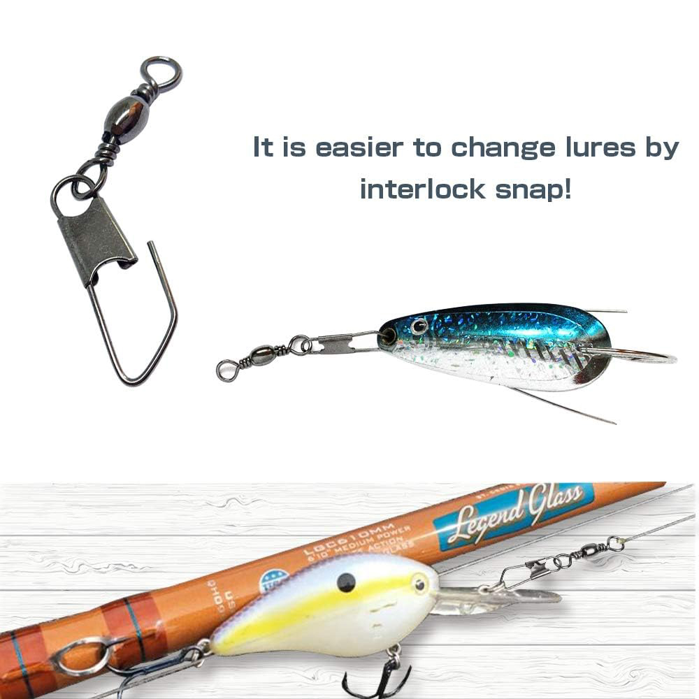 50Pcs Stainless Steel Snap Swi - огляд і ціна Saltwater Line
