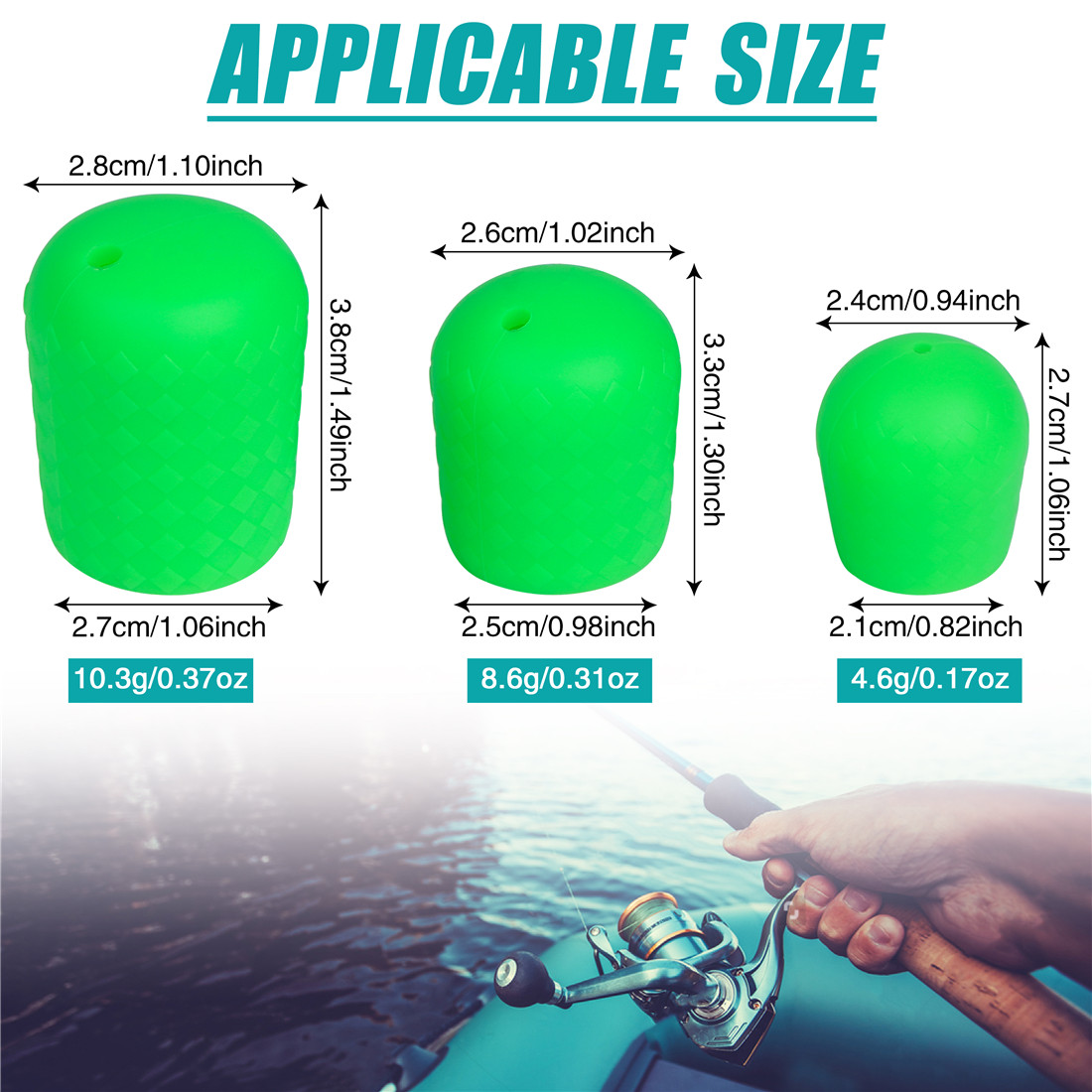 3Pcs Fishing Rod Butt Cushion  - огляд і ціна Fishing Line Box