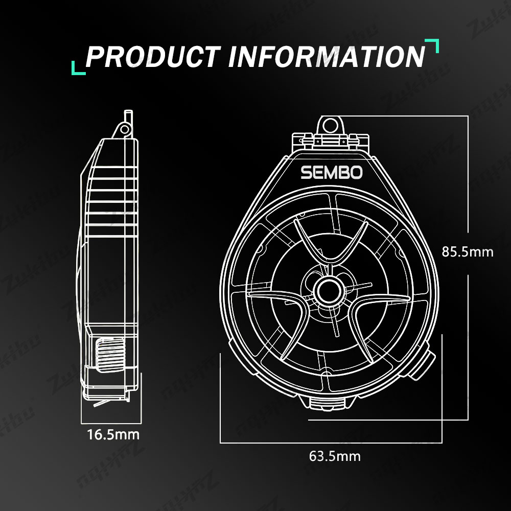 ZUKIBO Compact Line Storage Bo - огляд і ціна Saltwater Line